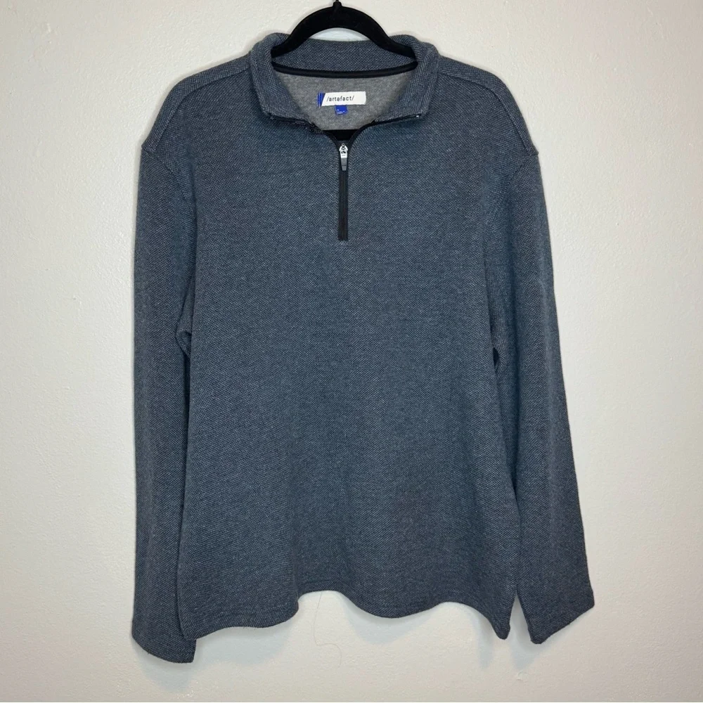 Artefact Men’s Long Sleeve Quarter Zip Navy Blue